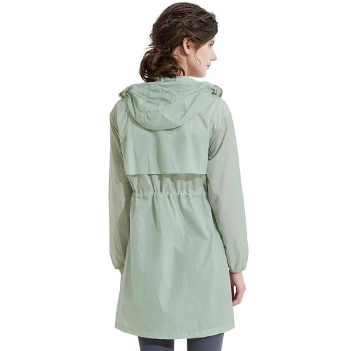  Orolay Women’s UPF40+ Lightweight Coat Summer Sun Protective Hooded Packable Jacket