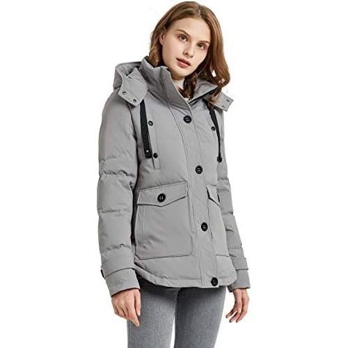 Orolay Womens Hooded Down Jacket Winter Coat Puffer Jacket with Pockets