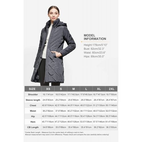  Orolay Womens Down Jacket Winter Removable Hooded Coat