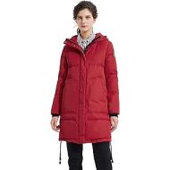 Orolay Womens Hooded Winter Down Coat Double Snap Puffer Jacket with Big Pockets