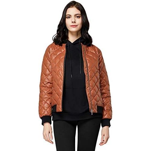  OrolayWomensLightCroppedPufferJacketPackableWinter Coat Down Jacket