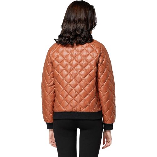  OrolayWomensLightCroppedPufferJacketPackableWinter Coat Down Jacket