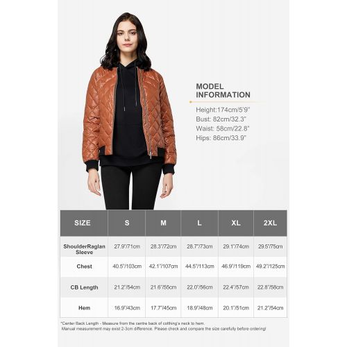  OrolayWomensLightCroppedPufferJacketPackableWinter Coat Down Jacket