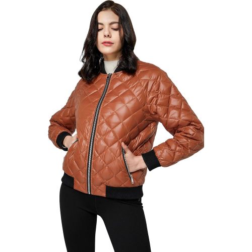  OrolayWomensLightCroppedPufferJacketPackableWinter Coat Down Jacket