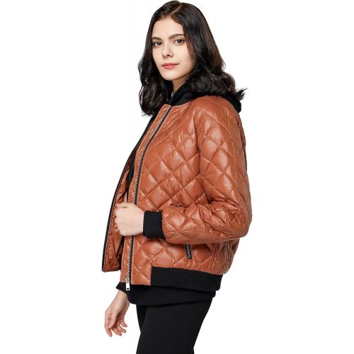  OrolayWomensLightCroppedPufferJacketPackableWinter Coat Down Jacket