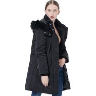 Orolay Womens Down Jacket with Removable Hood Winter Down Coat