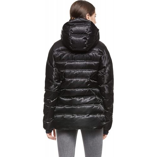  Orolay Women Warm Down Jacket with Hood Unique Quilting Winter Coat