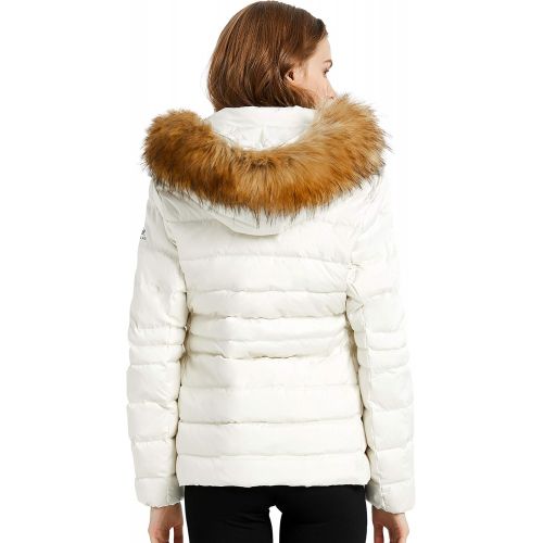  Orolay Womens Light Down Jacket Slim Winter Coat Windproof Hooded Puffer Jacket