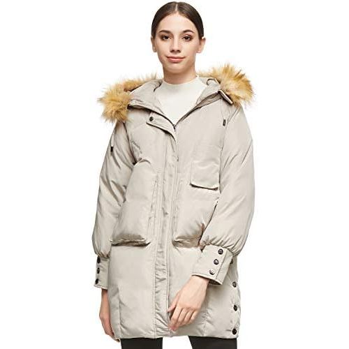  Orolay Womens Thickened Down Jacket Winter Coat Hooded Parka with Big Pockets