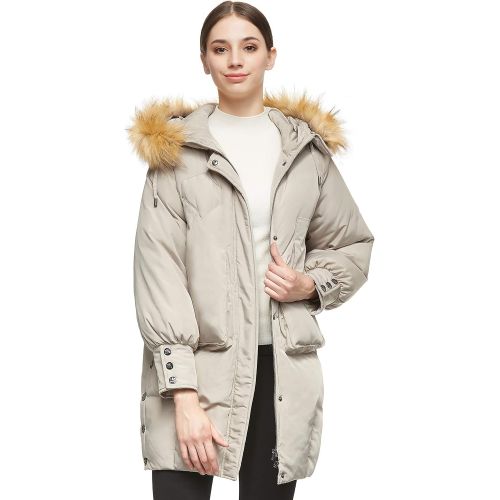  Orolay Womens Thickened Down Jacket Winter Coat Hooded Parka with Big Pockets