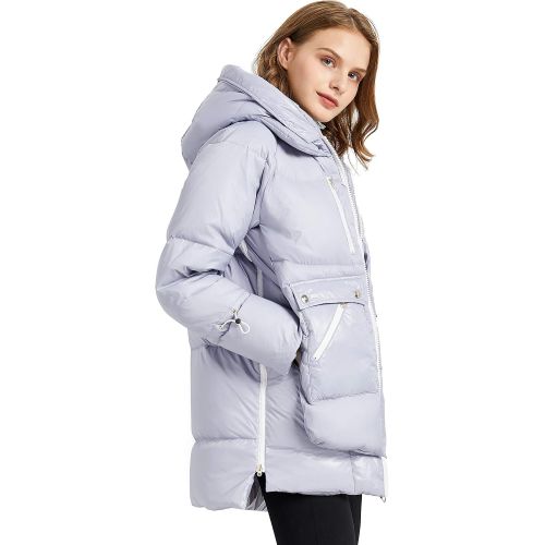  Orolay Women’s Fleece Down Coat Thickened Winter Puffer Down Jacket