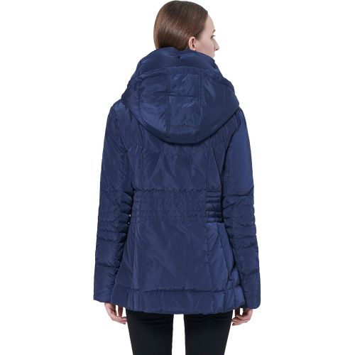  Orolay Womens Hooded Down Jacket Quilted Winter Coat Stand Collar Puffer Jacket