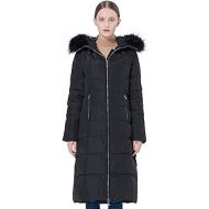 Orolay Womens Thickened Down Jacket Winter Long Coat Hooded Puffer Jacket