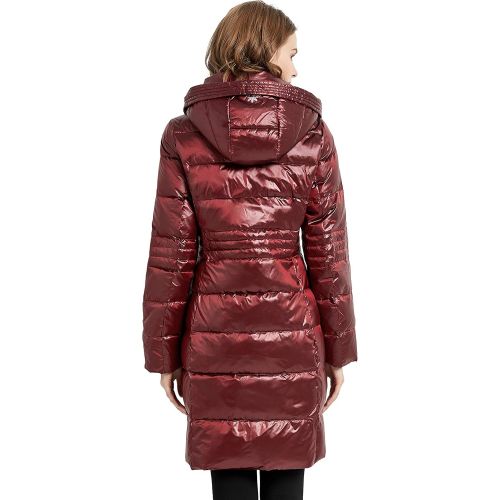  Orolay Women’s Warm Down Jacket Stand Collar Winter Coat Parka with Hood