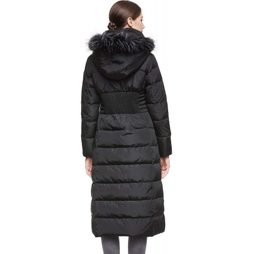  Orolay Womens Thickened Down Jacket Winter Long Coat Hooded Parka Puffer Jacket