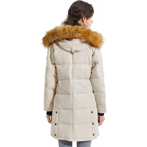  Orolay Women’s Thickened Down Coat with Adjustable Hood Warm Winter Jacket