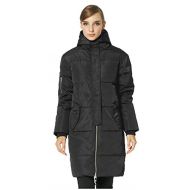 Orolay Womens Thicken Plus Size Down Jacket Hooded Coat