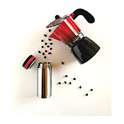  Oroley 215070500 Espressokocher fuer 12Tassen, Induktion, Rot