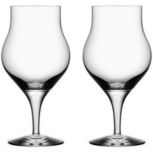  Orrefors Intermezzo Satin 8.6 Ounce Snifter Glass, Set of 2