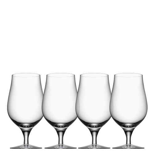  Orrefors Beer Taster 16 Ounce Glass, Set of 4