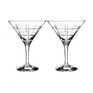 Orrefors Street Martini Glass Pair