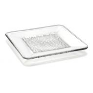 Orrefors Pearl Square Platter, Clear