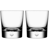 Orrefors Intermezzo Satin 8.33 Ounce Old Fashioned/Whiskey Glass, Set of 2
