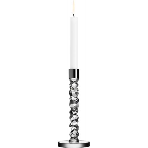  Orrefors Carat 9-1/2-Inch Candlesticks, Pair