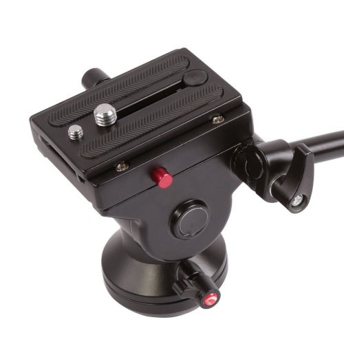  Orsda Tripod Heads Camera Tripod Action Fluid Drag Pan Head Hydraulic Panoramic Photographic Head for Canon Nikon Sony DSLR Camera Camcorder Shooting Filming Load OR214