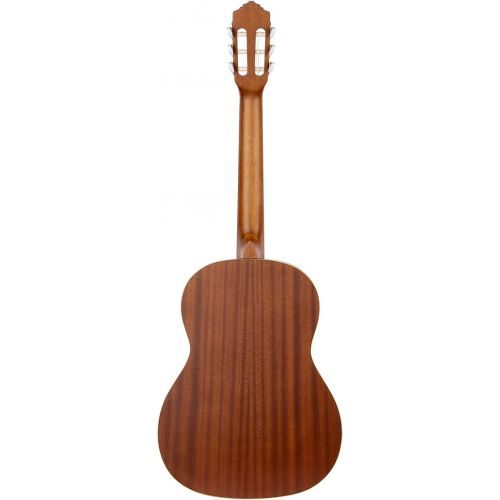  Ortega Guitars 6 String Family Series Pro Solid Top Slim Neck Nylon Classical Guitar w/Bag, Right (R131SN)