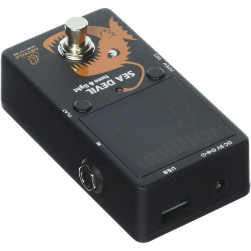  Ortega Guitars Chromatic Tuner with Adjustable Lights to Illuminate Pedal Board (SEADEVIL)