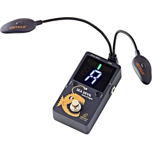  Ortega Guitars Chromatic Tuner with Adjustable Lights to Illuminate Pedal Board (SEADEVIL)