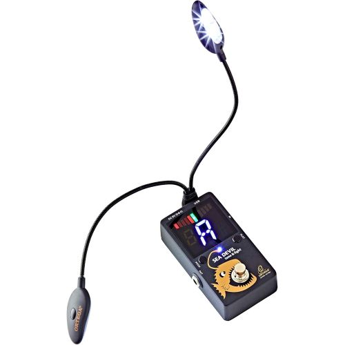  Ortega Guitars Chromatic Tuner with Adjustable Lights to Illuminate Pedal Board (SEADEVIL)