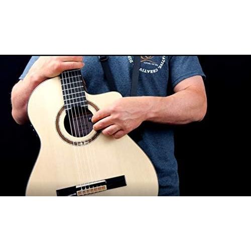  [아마존베스트]Ortega Guitars ORTEGA OGSHK-BK Nylon Guitar Strap with Hooks Black