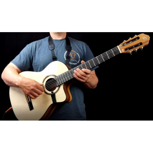  [아마존베스트]Ortega Guitars ORTEGA OGSHK-BK Nylon Guitar Strap with Hooks Black