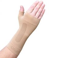 OrthoSleeve Newly Redesigned, Patented WS6 Compression Wrist Sleeve (Single Sleeve) for Carpal Tunnel Syndrome, wrist pain/strain, fatigue and arthritis