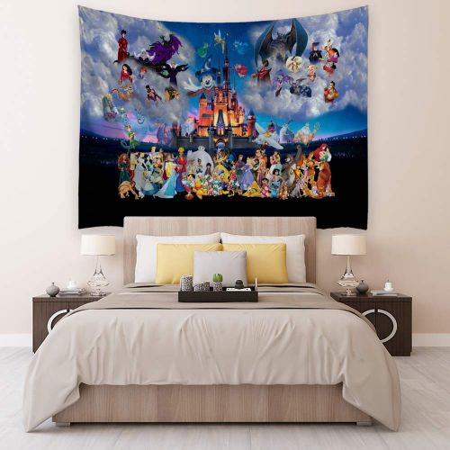  Ortigia Tapestry Wall Hanging Home Decor for Living Room Bedroom Dorm Room Polyester Fabric Needles Included - 90 W x 71 L (230cmx180cm) - Animation Figures