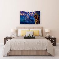 Ortigia Tapestry Wall Hanging Home Decor for Living Room Bedroom Dorm Room Polyester Fabric Needles Included - 60 W x 40 L (150cmx100cm) - Tangled