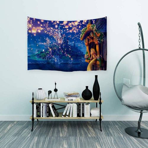  Ortigia Tapestry Wall Hanging Home Decor for Living Room Bedroom Dorm Room Polyester Fabric Needles Included - 60 W x 40 L (150cmx100cm) - Tangled