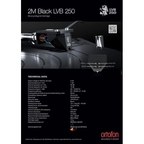  Ortofon 2M Black LVB 250
