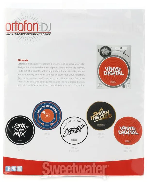  Ortofon SM-25 VNL Slipmats Pair 12-inch Butter Rug