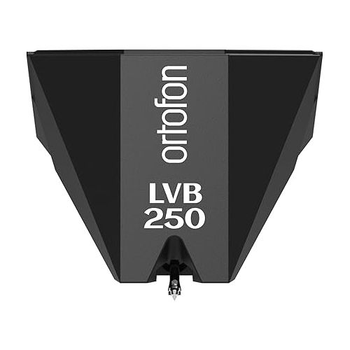  Ortofon 2MR Black LVB 250-2MR Black LVB Low Profile Cartridge | Easy Mounting on Rega Tone Arms | Black/Black