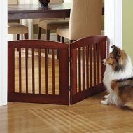 Orvis Panel Zig-zag Dog Gates  24 h Two-panel Gate: Covers Up To A 3 Span, Weighs 9 12 Lbs, Dark Cherry