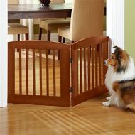Orvis Panel Zig-zag Dog Gates / 24 h Two-panel Gate: Covers Up To A 3 Span, Weighs 9 1/2 Lbs, Cinnamon