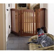 Orvis Three-panel Dog Gate With Door  36 h Gate, Cinnamon