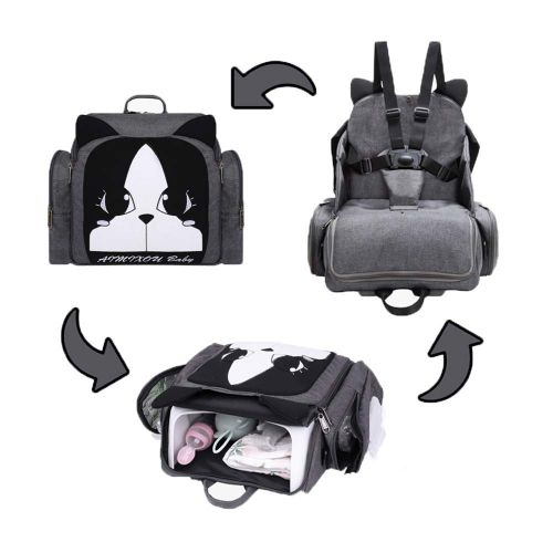  Orzbow Booster Seat Toddler for Travel,Portable Diaper Bag