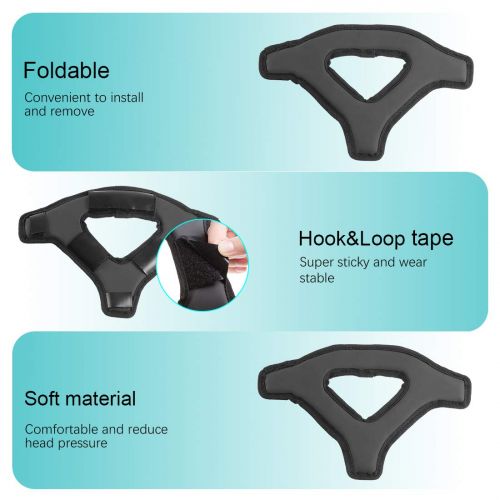  Orzero Head Cushion Compatible for Oculus Quest VR Headset, Comfortable Protective Headband, Black