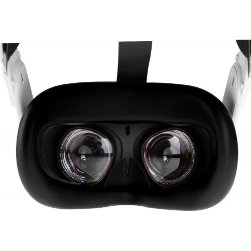 [아마존베스트](1 Pack) Orzero Silicone Face Cover Skin Compatible for Oculus Quest 2, Standard Eye Pad, Sweatproof Light Blocking (Washable) for Virtual Reality Headset - Black