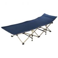 Osage Vicbovo Clearance Adults Folding Camping Cots with Mat and Storage Bag Strong Stable Portable Sleeping Bed Cot for Traveling, Hiking and Home Lounging