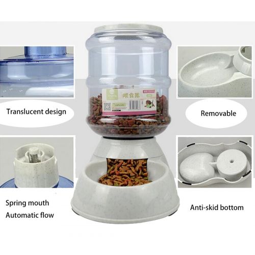  Osave Pet Automatic Food Water Dispenser Sets For Dogs Cats Gravity Feeder